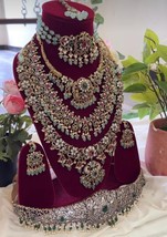 Bollywood Style Indien Victorien Mariage Collier Ceinture Haram Ensemble... - $1,387.95