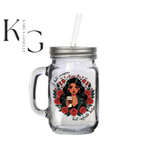 I hate Everyone but Cafecito Helps Mason Jar Mug - $19.59
