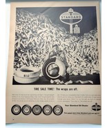 Standard Oil Tire Sale Print Advertisement Art 1965 - $13.70 CAD