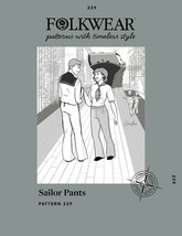 Folkwear #229 WWII Sailor Pants Sewing Pattern (Pattern Only) folkwear229 - £18.34 GBP