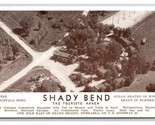 Shady Bend Motel Tourist Haven Aerial View Grand Island Nebraska NE Post... - $4.49