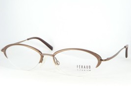 Feraud Titanium F1518 C Copper Eyeglasses Glasses Frame 51-17-135mm (Notes) - £40.79 GBP