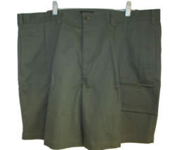 Men&#39;s Dockers sz 42 No wrinkle Twill pleated casual shorts NWT green - £13.97 GBP