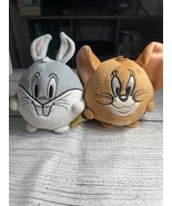 New Hallmark Fluffballs Buggs and Jerry RARE Plush Stuffed Ornament Toy ... - $151.42 MXN