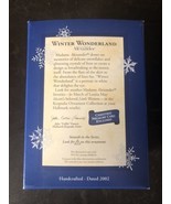 2002 Hallmark Ornament Madame Alexander Series #7 Winter Wonderland - £15.44 GBP