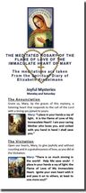 The Meditated Rosary of the Flame of Love of the Immaculate Heart of Mar... - €3,37 EUR