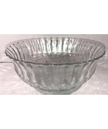 Glass Serving Bowl Cut Clear Vintage Style 7 1/4 Dia. x 3&quot; Hgt-RARE-NEW-... - £9.22 GBP