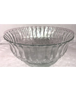 Glass Serving Bowl Cut Clear Vintage Style 7 1/4 Dia. x 3&quot; Hgt-RARE-NEW-... - $10.00