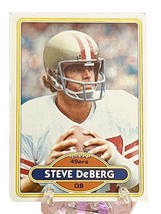 1980 Topps Football - Steve Deberg - #245 San Francisco 49ERS - $1.99