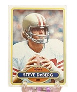 1980 TOPPS Football - STEVE DEBERG - #245 SAN FRANCISCO 49ERS - £1.57 GBP