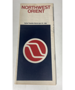 Northwest Orient System Timetable April 24, 1983 - £16.99 GBP