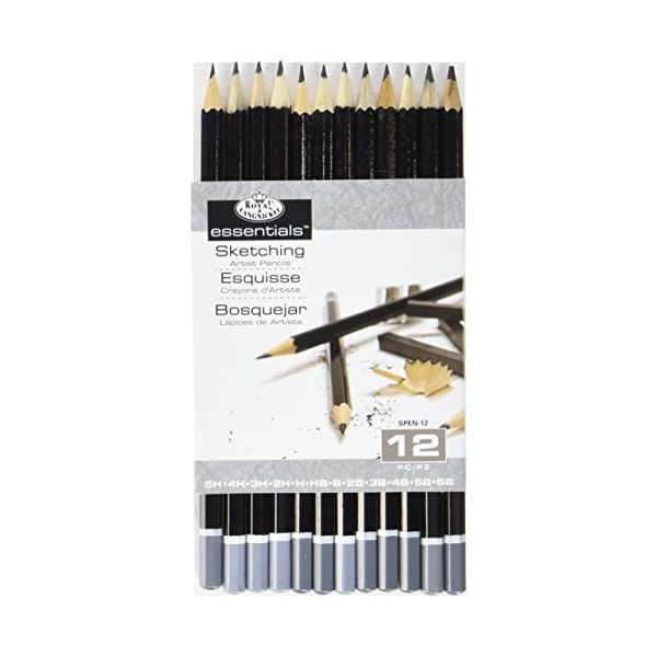 Royal &amp; Langnickel sketching artist pencils - set of 12 drawing pencils ... - $9.00