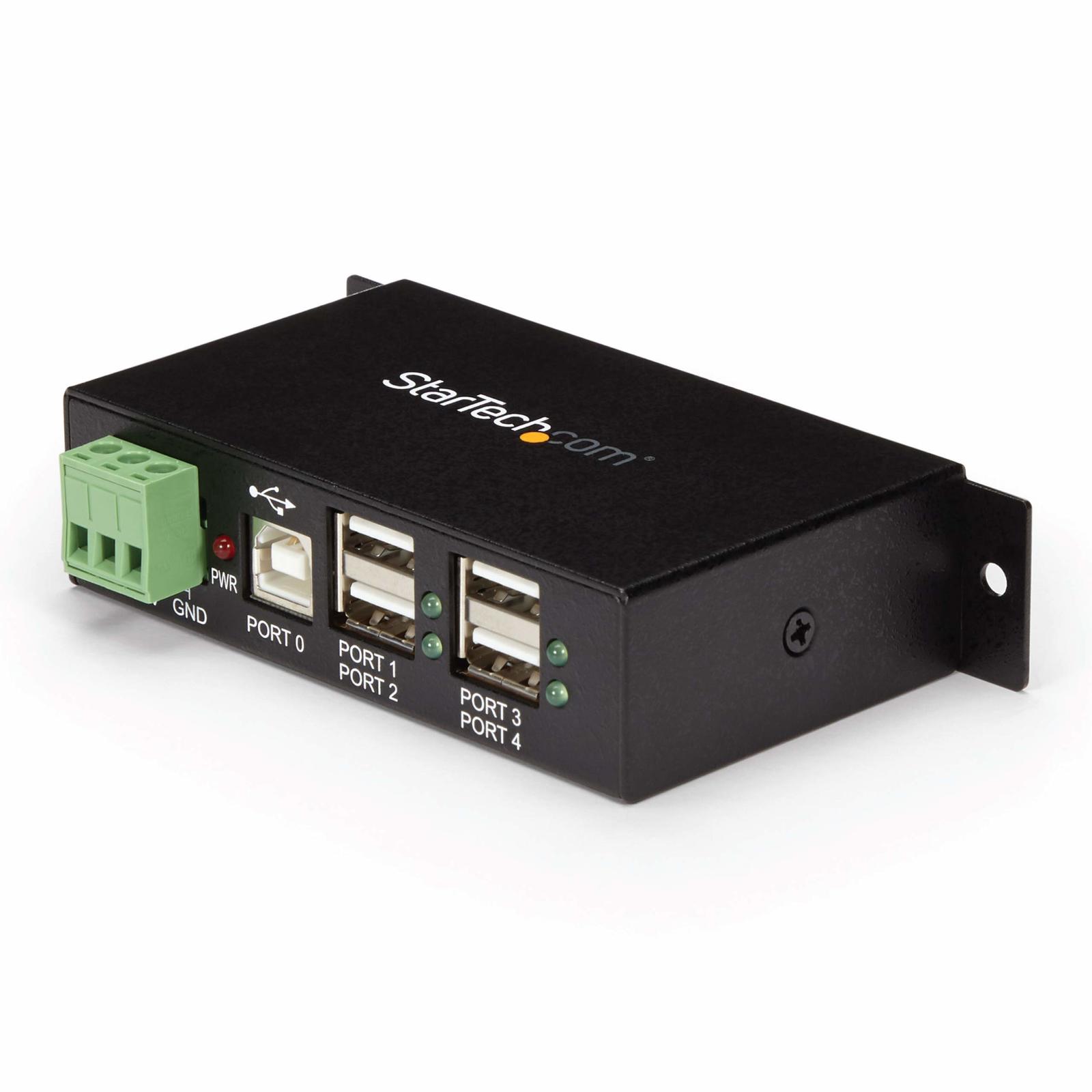 StarTech.com Mountable 4 Port Rugged Industrial USB Hub (ST4200USBM) - $93.06