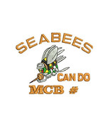 US NAVY Seabees Can Do with MCB Unit Number Custom Embroidered Polo Shirt - $664.31 MXN+