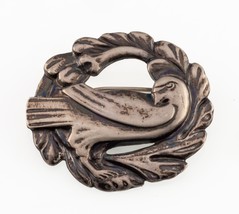 Coro Sterling Silver Dove Brooch Nice Patina - $78.70