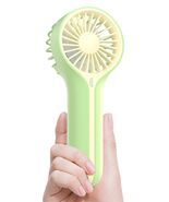 Lerat Mini Portable Handheld Fan USB Rechargeable Green Battery Operated - $42.28 MXN