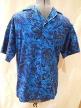 Mens Medium Hawaiian Souvenir Button Front Short Sleeve Shirt - $13.85