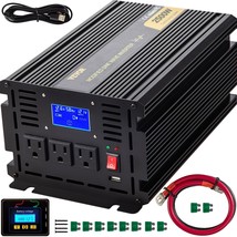 VEVOR Power Inverter, 2500W Modified Sine Wave Inverter, DC 12V to AC 120V Car  - £123.62 GBP