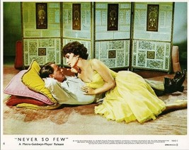 Never So Few original 8x10 lobby card Frank Sinatra Gina Lollobrigida li... - £23.43 GBP