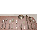 Silverplate Flatware Mix Lot Silverplate 10 Piece Set Bag 10O - $29.99
