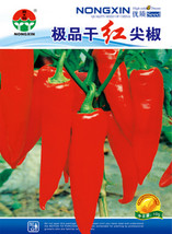 Hunan Red Dried Chili Seeds, 1 Original Pack, Approx 300 Seeds / Pack, Heirloom  - £5.55 GBP