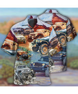 Hawaiian shirts for men Jeep 4x4 off road adventure - $29.00