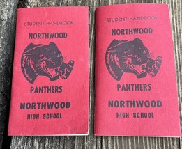 Northwood Panthers Nappannee, Indiana Set Of 2 1974-75 &amp; 76-77 Handbooks - £25.48 GBP