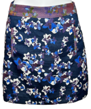 Anthropologie Maeve Womens Size 0 XS Polished Office Wear Skirt Blue Floral Chic - £14.01 GBP