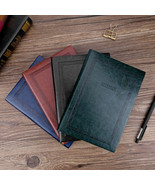 Vintage PU Leather Cover Leather Journal Notebook Diary Writing Lined Pa... - £16.86 GBP+