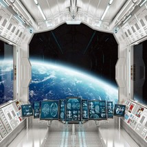 10X10Ft Spaceship Interior Background Futuristic Science Fiction Photogr... - £71.66 GBP