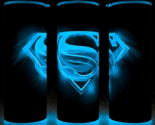 Glow in the Dark Superman Emblem Colorful Style Cup Mug  Tumbler 20oz - $22.72