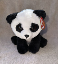 2019 TY Beanie Baby BABOO the 6” Panda Plush Stuffed Animal MWMTs Ty Hea... - $7.96