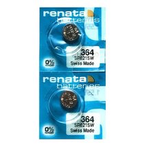 Renata 364 SR621SW Batteries - 1.55V Silver Oxide 364 Watch Battery (10 Count) - £3.13 GBP+