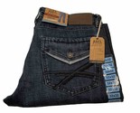 TK Axel Jeans Men’s 32x32 Slim Boot Cut Dark Blue Denim Stretch 5 Pockets - $17.15