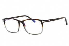 TOM FORD FT5584-B 056 Shiny Havana 56mm Eyeglasses New Authentic - £111.06 GBP