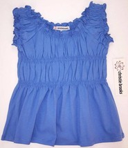 NWT Christie Brooks Blue Smocked Knit Top, S (7-8), M (10-12), L (14) or XL (16) - £6.54 GBP