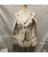 NWT Bebe Beige Jacket, Double Pocket, Studs, and Buttons, Size M - £140.16 GBP