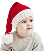 Christmas Hat for Kids Santa Hat Winter Hat for Baby Slouchy Beanie Wind... - $21.20