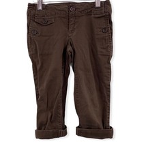 Gap Kids Brown Roll Cuff Ankle Pant Size 7 - $8.23