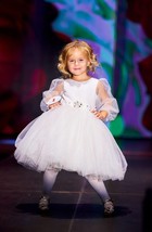 Made to order, Ivory flower girl dress, Birthday dress, Wedding baby pri... - $114.00