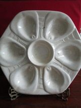 Compatible with Antique Hard Compatible with Paste Ceramic Majolica Oyster Plate - £51.02 GBP