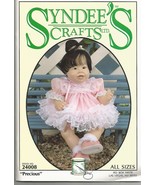 Syndee&#39;s 1994 Precious Pattern #24008 10&quot;, 16&quot; and 21&quot; Baby Doll-Uncut - $10.00