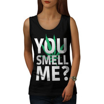 Wellcoda You Smell Me Blunt Womens Tank Top, Smoke Athletic Sports Shirt - £14.81 GBP+