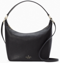 Kate Spade Leila Shoulder Bag Black Pebbled Leather KB694 NWT $399 Retail FS - £119.46 GBP