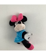 Disney Minnie Mouse Cutie Cuff Plush Slap Band Wrist Bracelet Pink Bow 2023 - $26.99 CAD