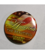 Waffle House button &quot; America the beautiful &quot; measuring ca. 1 1/2&quot; - $94.84 MXN