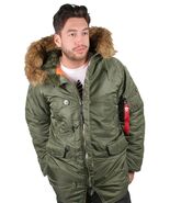 Crooks and Castles with Alpha Industries Faux Fur Hooded Flight Jacket NWT - $339.39 CAD+
