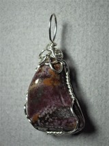 Fancy Jasper Pendant Wire Wrapped .925 Sterling Silver - Jemel  - £34.10 GBP