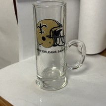 New Orleans Saints Shot Glass with Handle 4&quot; tall NFL Football - $14.84