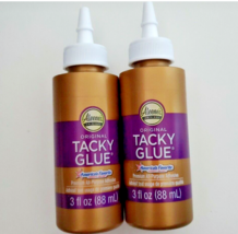 Lot of 2 Tacky Glue Aleene&#39;s Original 3oz (6oz total) Premium All-Purpose New! - £10.88 GBP
